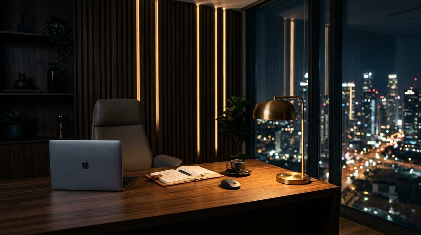 Executive Developer Consultation Studio at Night